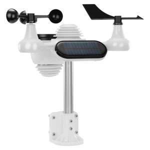 Stazione Meteo Digitale Wireless 7-in-1 con Display a Colori da 7,5 Pollici per Monitoraggio di Temperatura, Umidità e Velocità del Vento Interna ed Esterna - Product Image 2