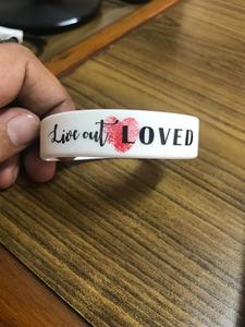 สายรัดข้อมือพิมพ์โลโก้แบบกำหนดเองส่วนบุคคล - Product Image 5