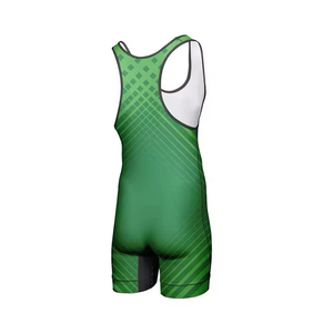 Combinaisons de lutte personnalisées en gros, uniformes à taille élastique, respirants, écologiques, imprimés numériquement sur toute la surface - Product Image 5