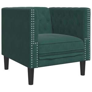 Canapé Chesterfield vert foncé pour salon - Product Image 2