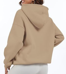 Modischer Kurzstil Atmungsaktiver Spandex/Baumwoll-Hoodie Neuer Langarm mit Anpassbarem Besticktem Logo Nabelschnur-Reißverschluss Fischgrätenmuster - Product Image 2