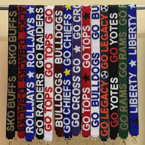 Correas de Lanyard con Cuentas para Equipos Deportivos Universitarios, Hechas a Mano, para Fanáticos de Fútbol Americano, Tamaños Personalizados, ¡Gran Venta! - Product Image 1