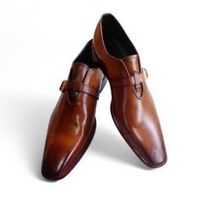 Mocassins en cuir respirant de haute qualité, fabriqués en usine, souples et confortables, à bout carré, pour hommes, décontractés, vente en gros, chaussures à enfiler - Product Image 3
