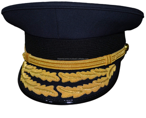 Customized Silver Hand Embroidered Caps Pakistan Customized Uniform Cap Headgear <b>Hats</b> & Caps - Product Image 2