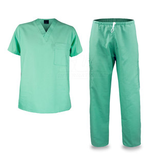 Nouvelle Arrivée SUH INTERNATIONAL Ensembles de Blouses Médicales Personnalisées 100% Coton Haute Qualité pour Hommes, Détection d'Aiguilles, Hôpital - Product Image 1