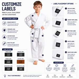 Cinturón de Jiu-Jitsu Brasileño Bolton 100% Algodón 240g, Resistente a la Contracción, Suave y Duradero, para Adultos Unisex, Ropa de Judo y Artes Marciales, Venta al Por Mayor - Product Image 3