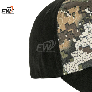 Casquette de baseball tactique camouflage personnalisée en coton avec logo brodé sur mesure - Product Image 6
