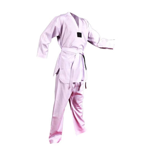 Dobok de Taekwondo de tela acanalada para combate profesional, uniforme de artes marciales, traje de entrenamiento de karate con logo personalizado - Product Image 6