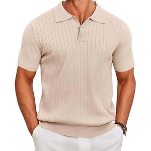 Camisa de Verano para Hombre, Estilo Casual, Diseño Sólido, Manga Corta, Tejido de Lona Antiarrugas, Poliéster/Algodón, Corte Holgado - Product Image 6
