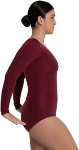 Maillot de Ballet para Niñas, de Terciopelo, Manga Larga, Azul Marino, para Entrenamiento de Danza y Gimnasia, con Cintura Elástica - Product Image 2