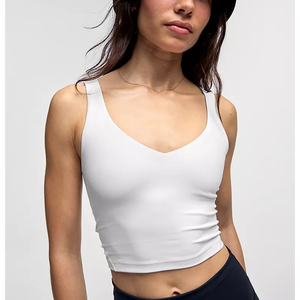 Conjunto de Shorts de Yoga para Hombre, de Alta Calidad, Transpirables, Ligeros, con Estampado de Encaje, Cintura Alta, Sin Mangas, de Secado Rápido, 2 Piezas, Personalizables - Product Image 3