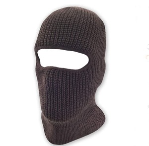 Accessoires de cyclisme unisexes pour l'hiver, masques de ski pour hommes, balaclava à 3 trous, masque intégral en tricot pour le ski - Product Image 1