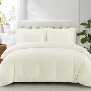 Juego de Sábanas de Algodón Blanco 100% de Calidad Hotelera, Tamaño King, Tejido Liso, 200 Hilos, para Todas las Temporadas, 4 Piezas, para Bodas - Product Image 2