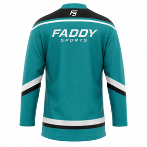 Custom Ice Hockey Uniform Set Sublimated Long Sleeve Jersey Shorts <b>Socks</b> Private Label OEM Teamwear Uniforms - Product Image 2