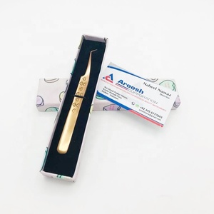 การต่อขนตาสแตนเลสแบบแข็ง45องศาแหนบระดับมืออาชีพ - Product Image 2
