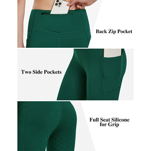 กางเกงขี่ม้าคุณภาพสูงพร้อมโลโก้แบบกำหนดเอง กางเกงขี่ม้าแบบเต็มตัว กางเกงขี่ม้ารัดรูป กางเกงขี่ม้าสำหรับนักขี่ม้ามืออาชีพ - Product Image 6