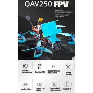 Dron de carreras RC de 2,5 pulgadas con cámara 4K HD, 115mm, QAV250 3S, vuelo largo, bricolaje, estilo libre, FPV, Dron de carreras, Vista, Dron FPV, nuevo - Product Image 5