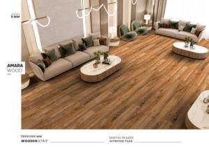 กระเบื้องดิจิตอลเคลือบเงาคุณภาพพรีเมียม ขนาด 200x1200 มม. วัสดุปูพื้นพอร์ซเลนแบบแผ่น สำหรับตกแต่งบ้านและอาคารพาณิชย์สไตล์ร่วมสมัย - Product Image 3