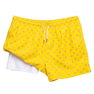 Shorts de Baño para Hombre, Estampados, de Secado Rápido, con Cordón en la Cintura, Shorts de Playa Casuales de Verano, Ligeros, Transpirables, para Surf - Product Image 2