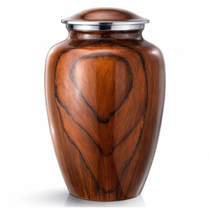 Vase décoratif en aluminium, urne rituelle haut de gamme en aluminium, urne commémorative haut de gamme en aluminium, vase exclusif en aluminium - Product Image 1