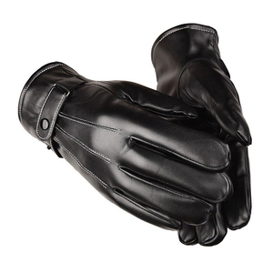 Wholesale Rohzen Sports RS-WG-01 Winter <b>Leather</b> Gloves with Needle Detection Touchscreen & Thermal Lining for Travel Outdoor Use - Product Image 2