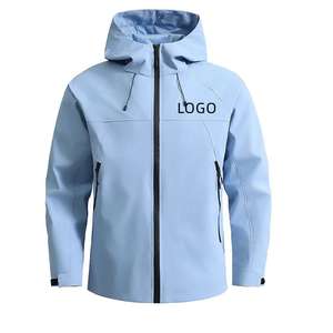 Vestes Softshell à Capuche Personnalisées, Coupe-Vent, Imperméables, Doublées, Zippées, pour Hommes, Nouveauté Automne-Hiver, Vêtements de Travail, Vente en Gros - Product Image 3