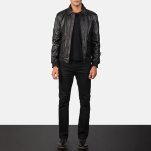 Vestes en cuir pour hommes de qualité supérieure, style classique et luxueux, dernières tendances, couleur unie, respirantes. - Product Image 5
