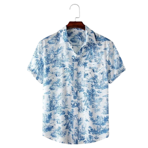 Équipe Chemises Hawaïennes Logo Personnalisé Tropical Beach Party Groupe Tenues Assorties Style Été - Product Image 6