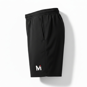 Pantalones Cortos Unisex de Verano de Primera Calidad, 100% Algodón, Felpa Francesa, Logotipo Bordado Personalizado, Uso Diario Informal, Cinco Puntos - Product Image 3