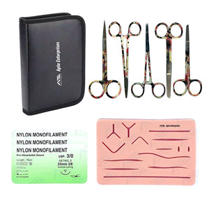 Surgical Suture <b>Kit</b> for Medical Students Complete <b>Suturing</b> Practice <b>Kit</b> with Tools High-Quality Medic Instruments - Product Image 1