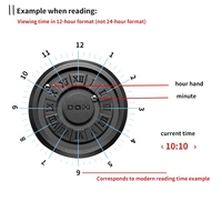 DOM-reloj con puntero de desplazamiento para hombre, nuevo accesorio de pulsera con personalidad, diseño creativo, con fuerza magnética, a la moda, 1345