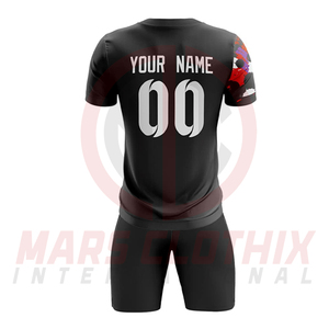 Fully Sublimation Custom Design Made <b>Soccer</b> Jersey And Shorts Set Hot Sale Sports wear Lightweight <b>Soccer</b> Uniforms - Product Image 2