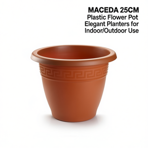 MACETA de 25 CM, Maceta de Plástico Elegante para Uso en Interiores/Exteriores - Product Image 3