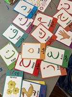 Caja de Empaque de Lujo Ecológica Personalizada con Impresión del Alfabeto Árabe, Guía de Aprendizaje de Audio, Papel Plateado para Niños y Estudiantes
