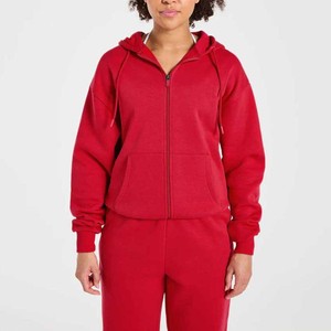 Sudadera con Capucha de Forro Polar para Mujer, de Alta Calidad, con Bordado, Estilo Casual, Diseño Sostenible, Logotipo Frontal Personalizado para Invierno, al por Mayor - Product Image 1
