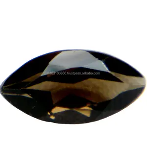 Cuarzo ahumado Marquesa Forma Piedra preciosa Alta calidad Venta al por mayor Lote Joyería Piedra preciosa Cuarzo 100% Piedras genuinas de cuarzo ahumado OEM ODM - Product Image 1