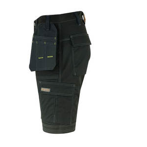Pantalones Cortos de Trabajo para Hombre de Alta Calidad, Negros, Resistentes, de Seguridad, con Bolsillos, para Verano, con Cordones, Alta Visibilidad, Impermeables y Transpirables - Product Image 2