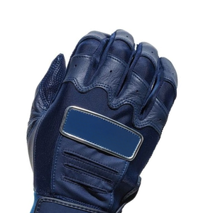 New <b>Baseball</b> <b>Gloves</b> Dark Blue Leather Non Slip Hook And Loop Closure Right Handed Adult All Seasons - Product Image 6