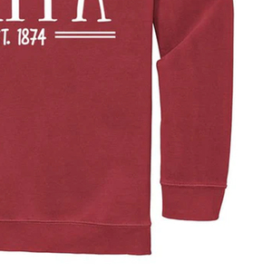 Sweat-shirt à capuche personnalisé de haute qualité, imprimé à carreaux, pour sororités, brodé, entièrement zippé, en polaire durable, pour l'hiver - Product Image 2