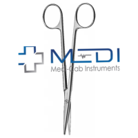Ciseaux chirurgicaux en acier inoxydable, ciseaux de salle d'opération, instrument chirurgical médical réutilisable, ciseaux de coupe par medicab