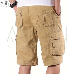Shorts cargo en toile pour hommes, avec plusieurs poches, durables, de bonne qualité, nouvelle arrivée, faciles à porter, confortables, service OEM ODM - Product Image 4
