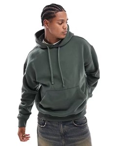 Sudaderas con Capucha Gruesas de Algodón de 500 GSM de Alta Calidad, Lisas, con Cordón, Unisex, con Logotipo Personalizado, Tallas Grandes para Hombre - Product Image 1