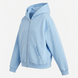 Sudadera con capucha y cremallera personalizada para hombre, de primera calidad, con logotipo personalizado, fabricante OEM ODM y proveedor mayorista - Product Image 5