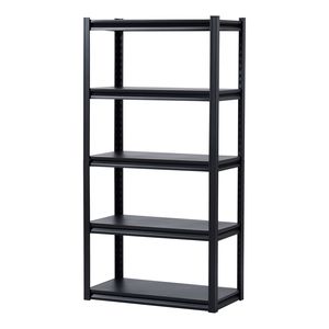 Scaffali Metallici Regolabili a 5 Ripiani con Capacità di 900 kg, 40 cm di Profondità x 80 cm di Larghezza x 160 cm di Altezza, Unità di Stoccaggio per Garage e Organizzazione - Product Image 1