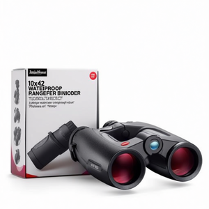 Binoculares con Telémetro 10x42 Impermeables, Óptica Compacta y Ligera con Trípode - Product Image 2