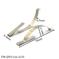 Clip de tension industriel à ressort en acier inoxydable 301 pour moustiquaire, supports de canal en aluminium