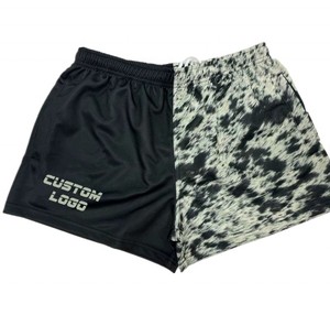 Shorts de rugby 100 % coton pas chers en gros, logo personnalisé, séchage rapide, short de plage pour garçons avec cordon de serrage - Product Image 3