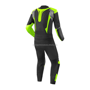 Combinaisons de moto pour hommes NOORX SPORTS, respirantes, coupe-vent, séchage rapide, en cuir, manches longues, pour la course automobile en hiver - Product Image 6