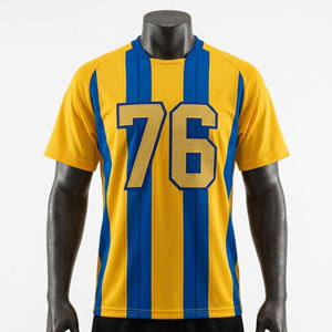 Maillot de football rétro sublimé 100 % polyester, style streetwear, coupe oversize, maillot américain en mesh, collection 2026, vêtements de sport - Product Image 3