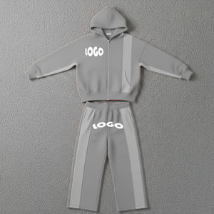 Custom Men's Performance Cotton Tracksuit Premium Sports <b>Set</b> Private Label OEM Clothing Manufacturer - Product Image 6